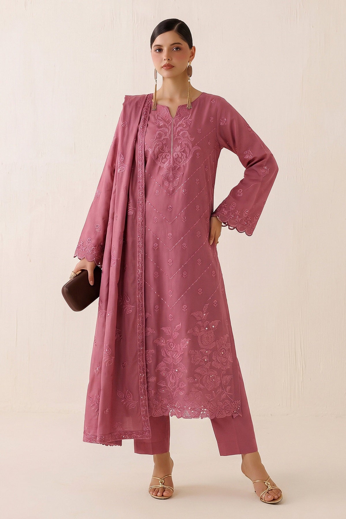 Fantak Premium Karandi FAK-12 – Fantak 3-piece unstitched suit