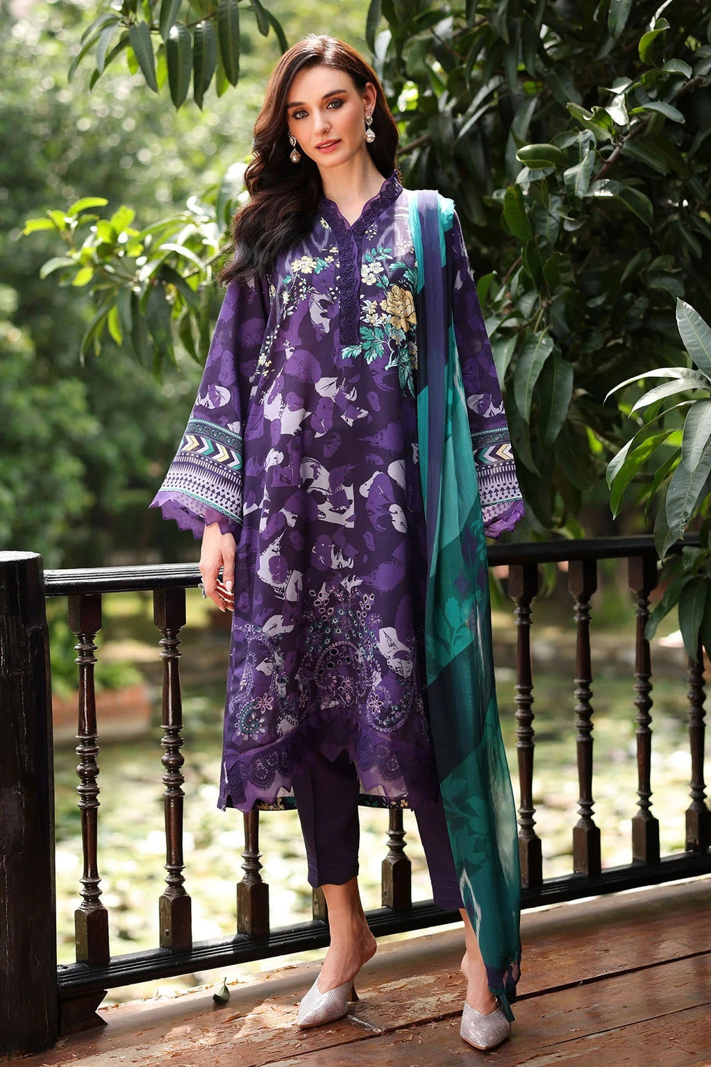 Nureh Daily Delights Viscose DD-21 – Nureh 3-piece unstitched suit
