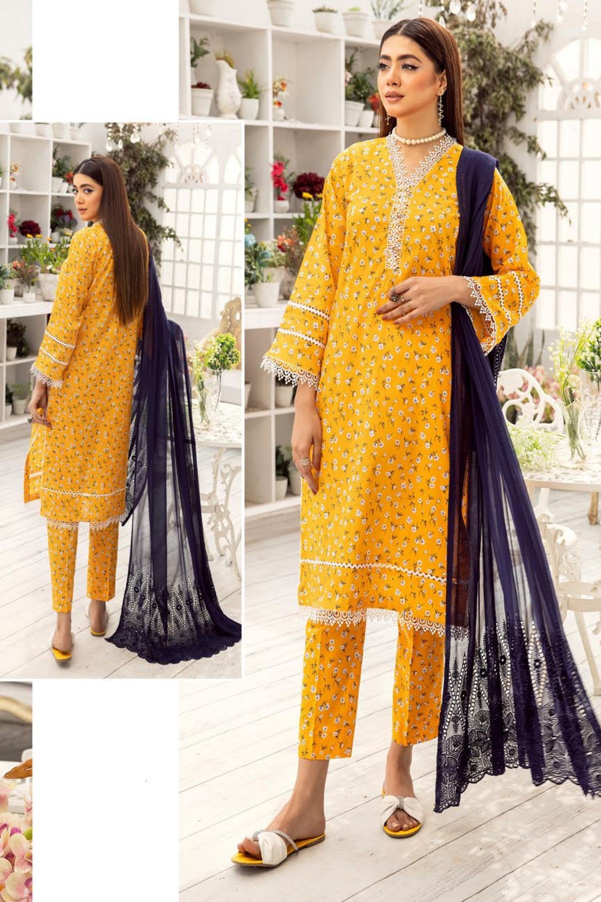 Aalaya Husn-e-Jahan Print Lawn D-06 – Aalaya 3-piece unstitched suit