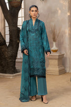 Smile Luxury Lawn By Azam Arts D-2106 – Azam Arts 3-piece unstitched suit