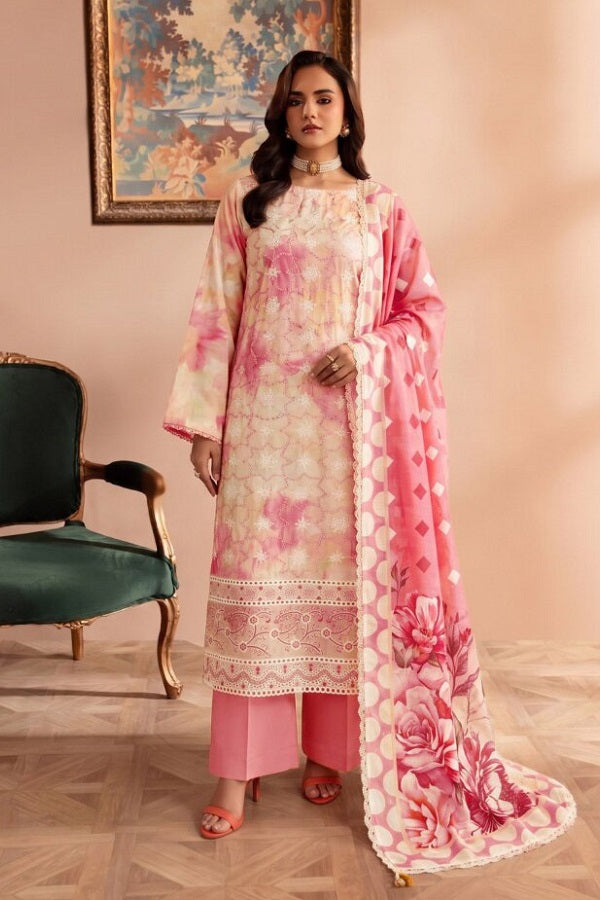 Palwasha Floral Lawn D-06 – Palwasha 3-piece unstitched suit