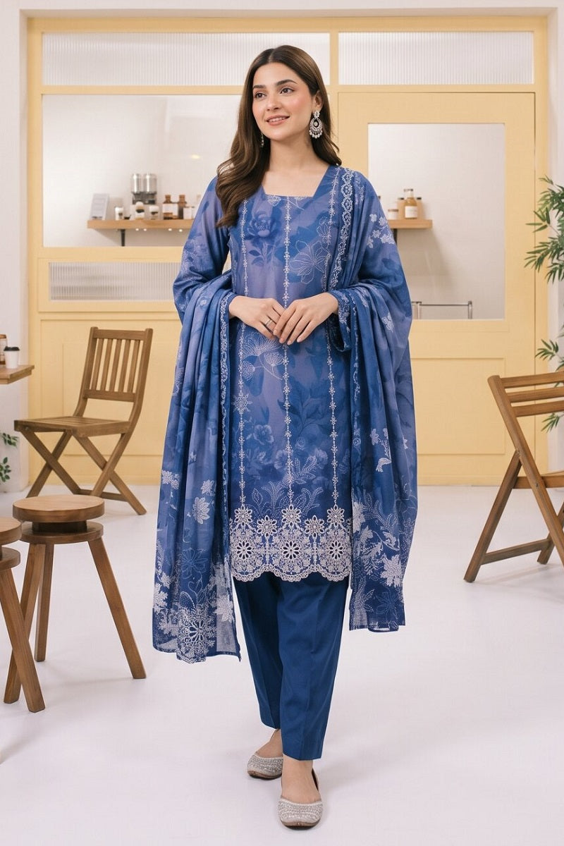 Tawakkal Miraas Linen D-5932 – Tawakkal 3-piece unstitched suit