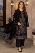 Fantak Premium Khaddar FAW-201 – Fantak 3-piece unstitched suit