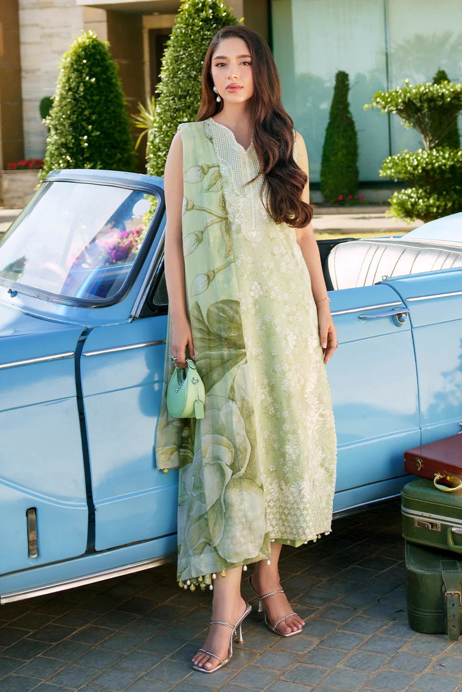 Sunset Muse Lawn By Izel SMC-3085 (Faye) – Izel 3-piece unstitched suit
