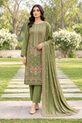 Mishal Leather Peach By Bin Rashid D-06 – Bin Rashid 3-piece unstitched suit