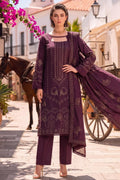 Alif Winter By Eman Arts AW-64 – Eman Arts 3-piece unstitched suit