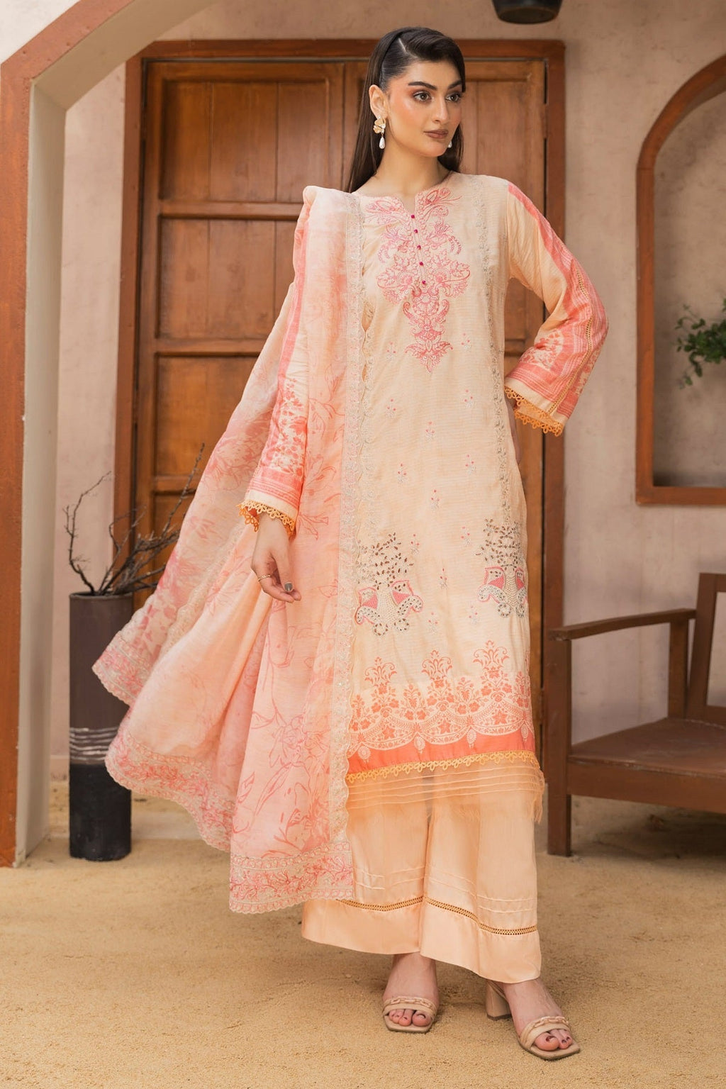 Abisha Premium Viscose D-06 by Abisha Fabrics – Abisha Fabrics 3-piece unstitched suit
