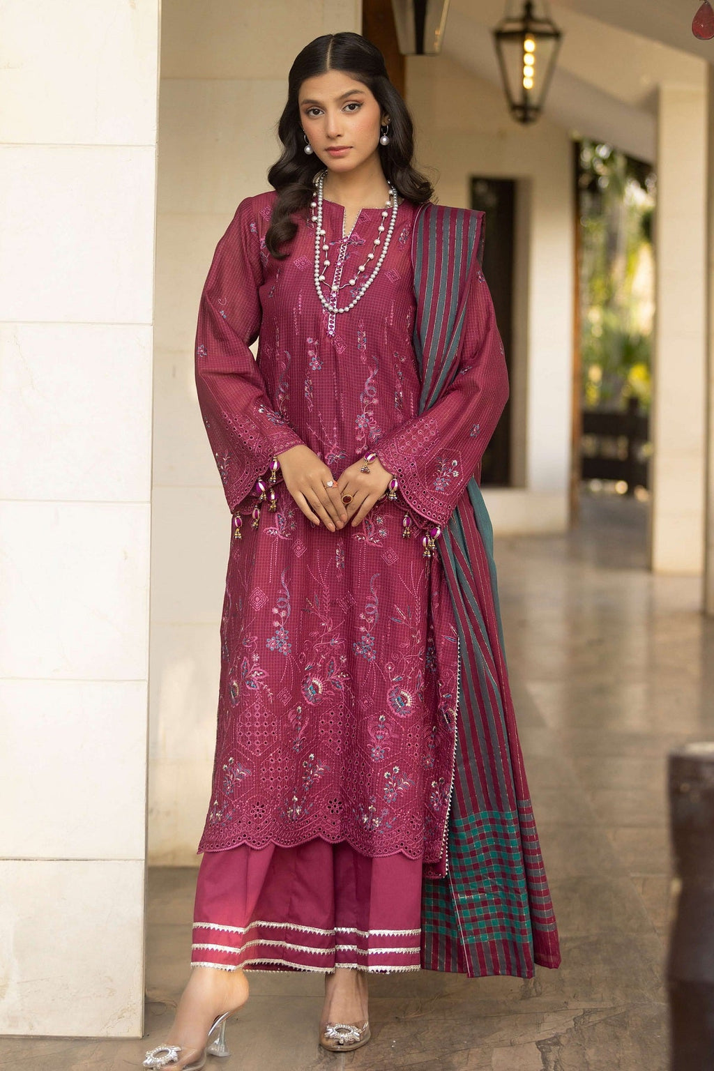 Aalaya Rangoli Lawn D-06 – Aalaya 3-piece unstitched suit