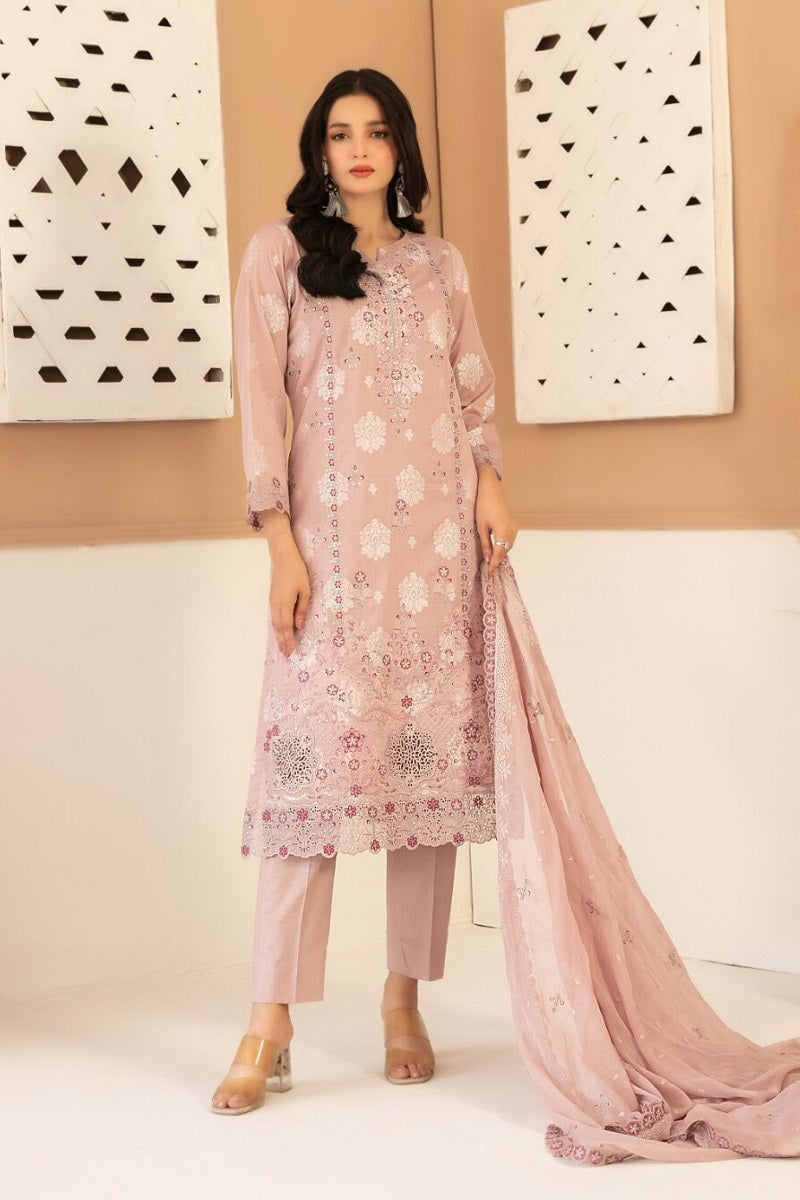 Tawakkal Zaylee Lawn D-2836 – Tawakkal 3-piece unstitched suit