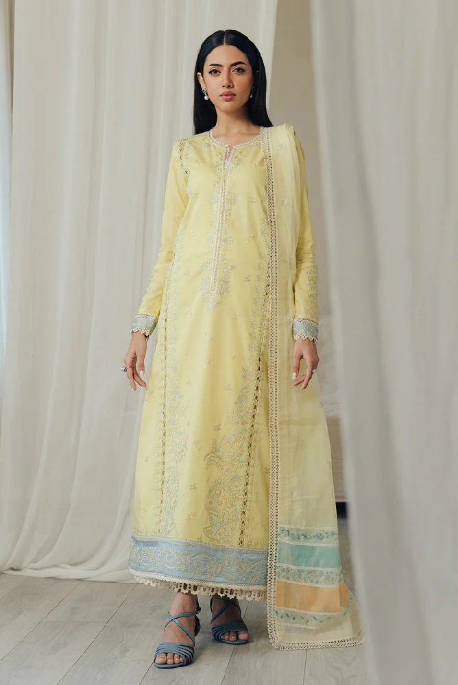 Afrozeh Day Break Lawn D-16 (Dayglow) – Afrozeh 3-piece unstitched suit