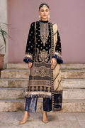 Rakhna Flora Luxury Velvet D-06 – Rakhna 3-piece unstitched suit