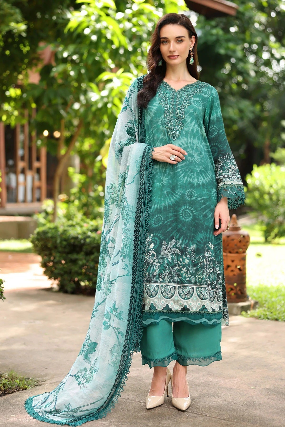 Nureh Daily Delights Viscose DD-22 – Nureh 3-piece unstitched suit