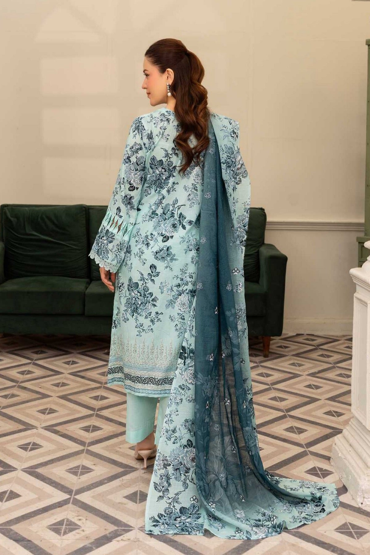 Abisha Culture Lawn D-07 by Abisha Fabrics, photo 2