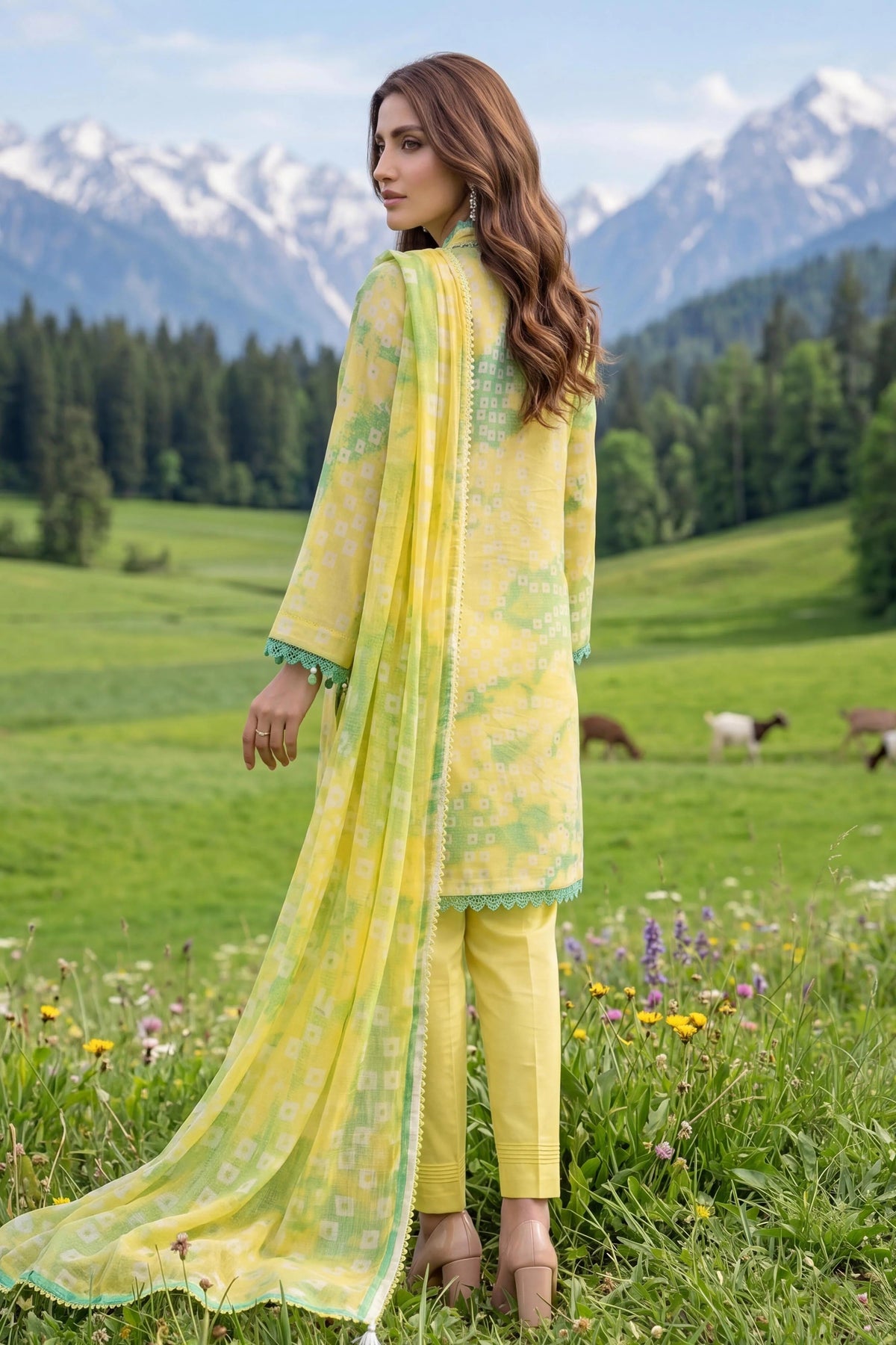 Al Zohaib Colors Print Lawn CDC-07, photo 2