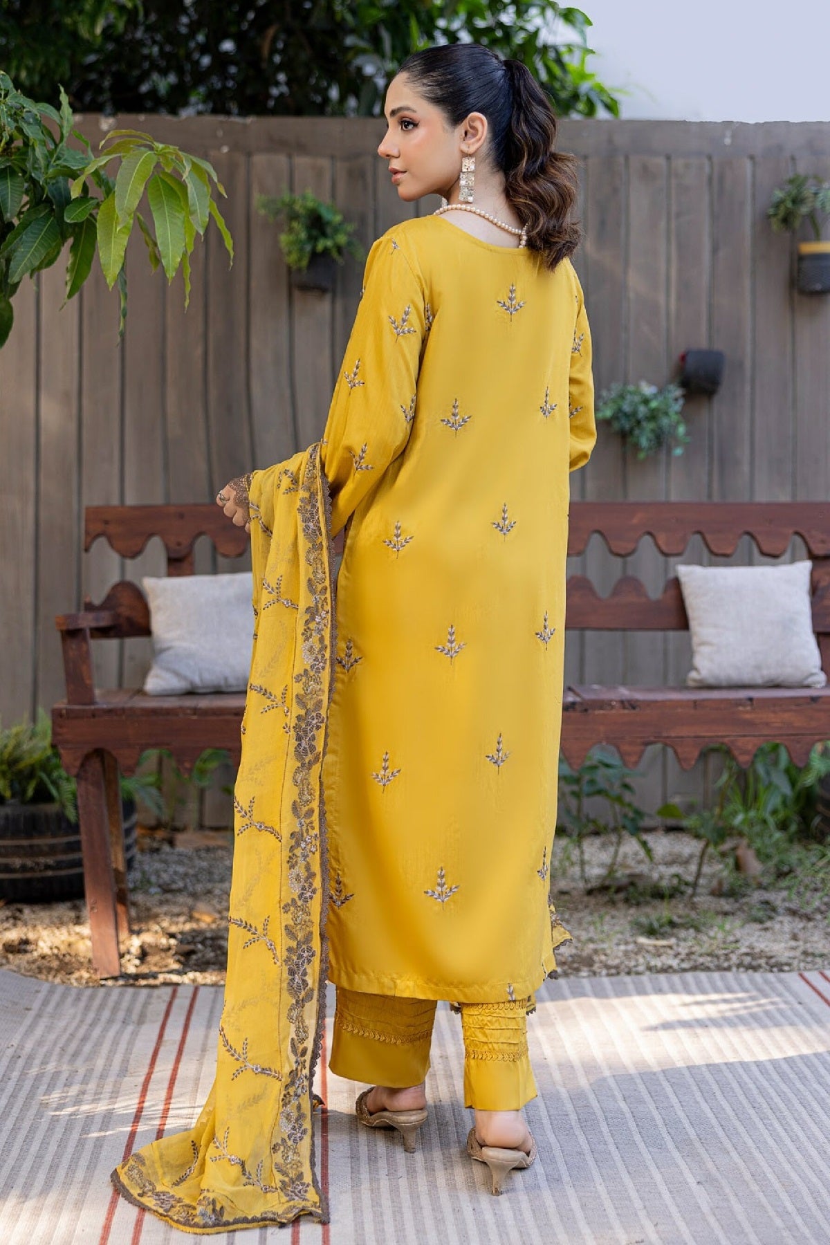 Saffron Premium Viscose By Azam Arts D-2407, photo 2