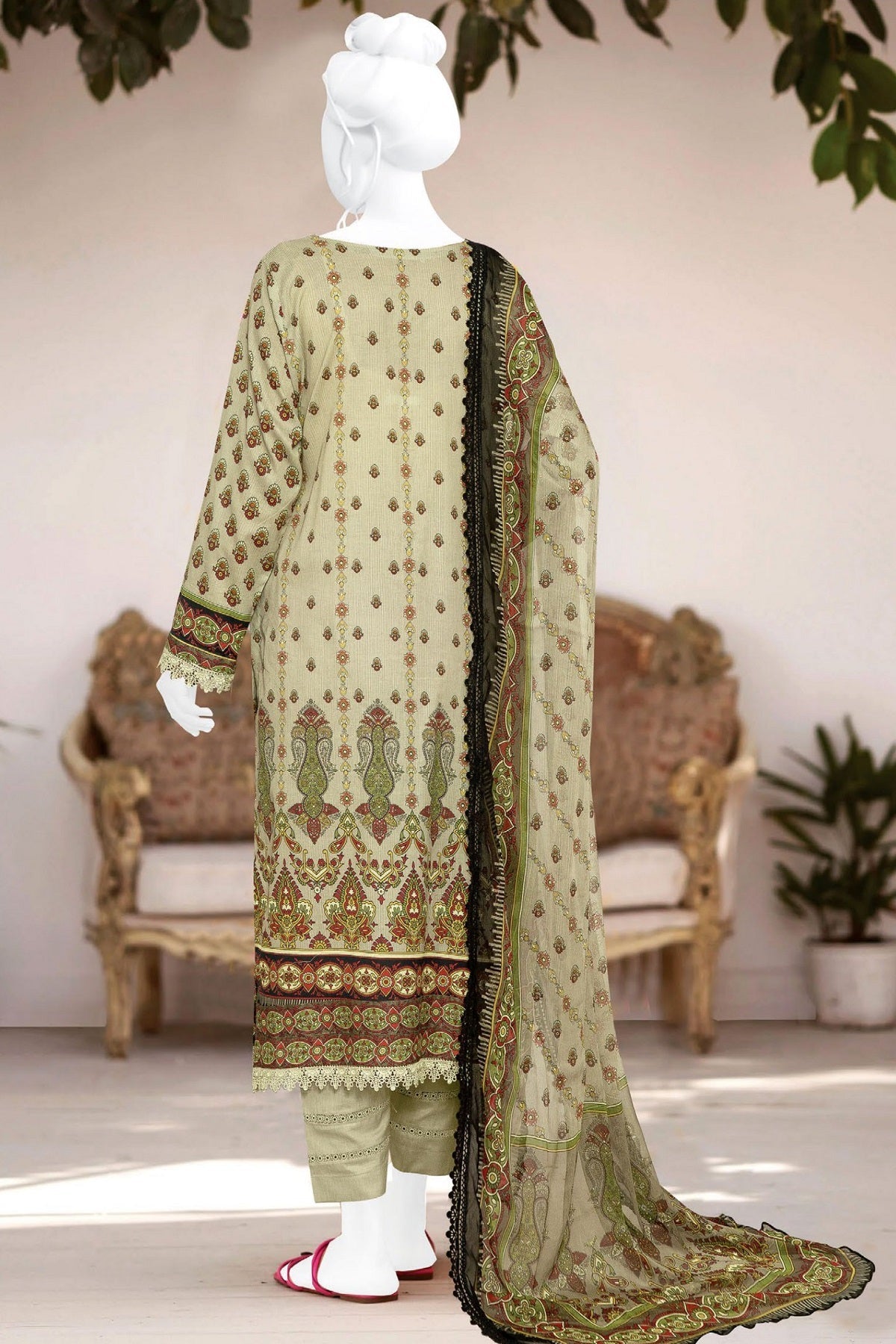 Dvine Print Lawn By SAK HDC-07 by Colorita, photo 2