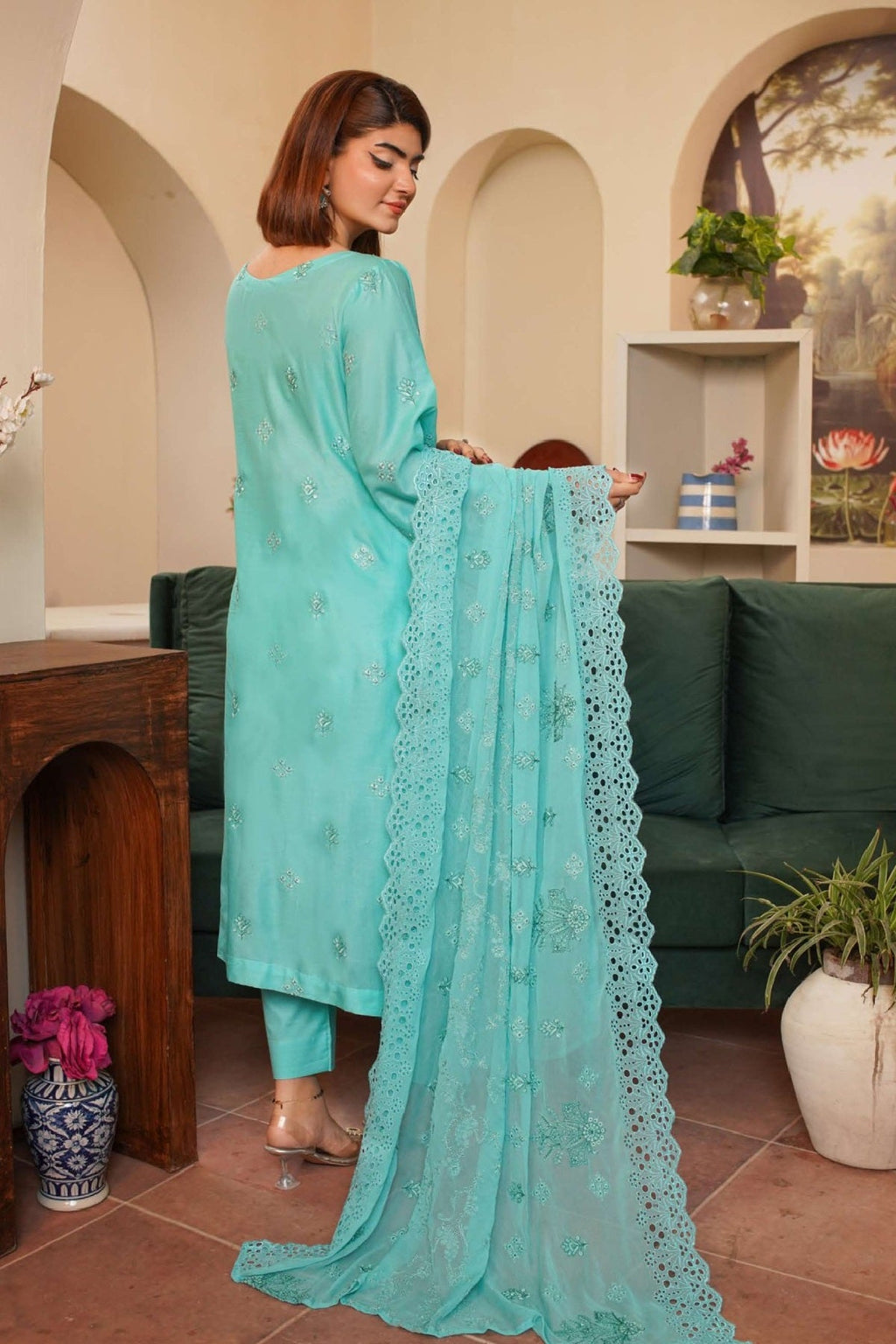 Shaista Festive Lawn D-519, photo 2