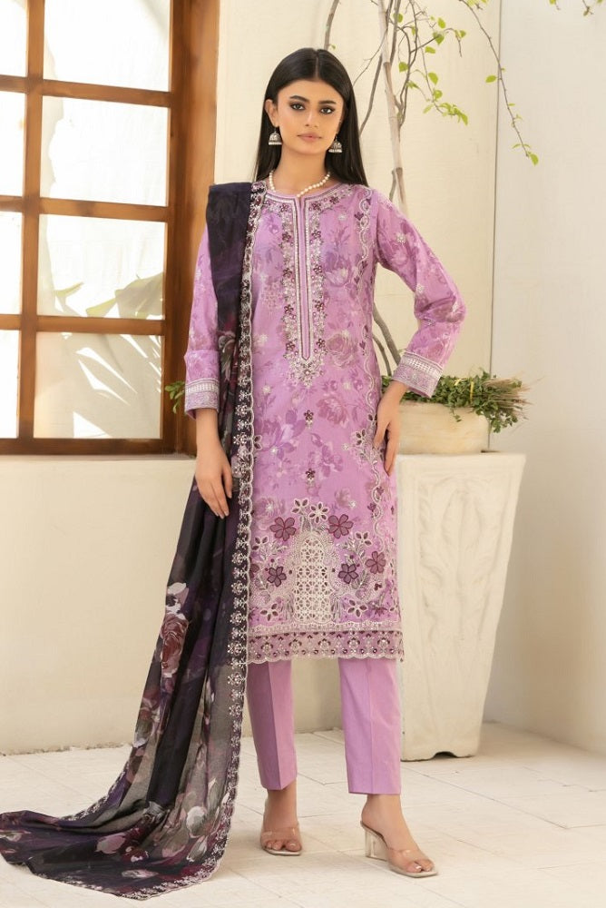 Tawakkal Veranda Lawn D-2707 – Tawakkal 3-piece unstitched suit