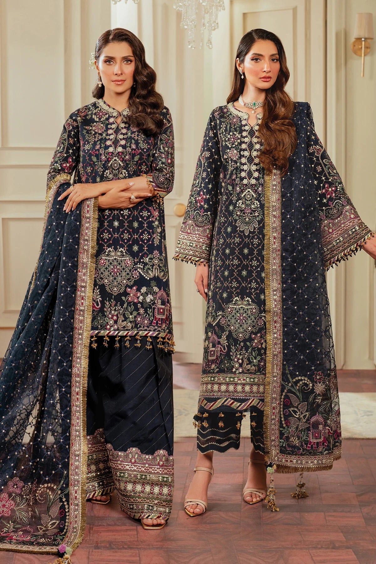 Baroque Chantelle CH13-07 – Baroque 3-piece unstitched suit