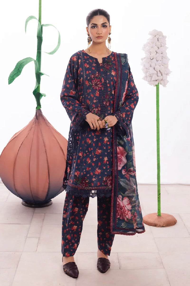 Iznik Dahlia Lawn DL-07 (Meadow) – Iznik 3-piece unstitched suit