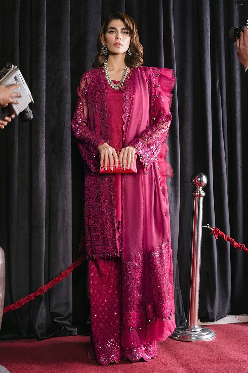 Afrozeh Starlet Formal D-07 (Periwinkle) – Afrozeh 3-piece unstitched suit