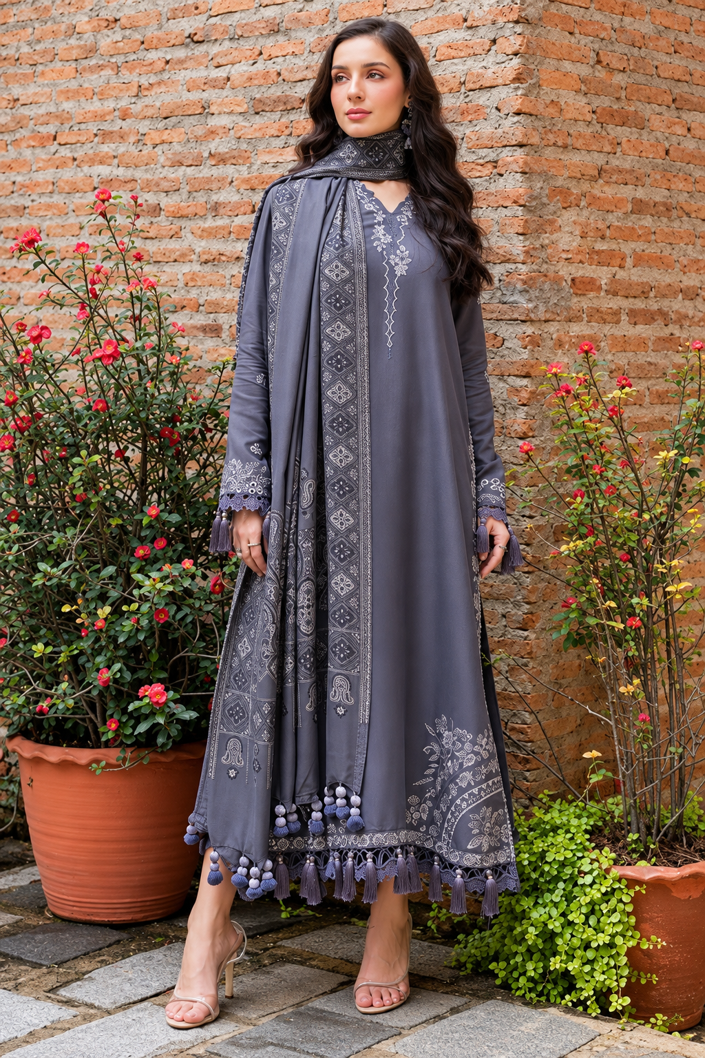 Somewhere Winter By Yards YD-12450 (Beyond) – Yards 3-piece unstitched suit