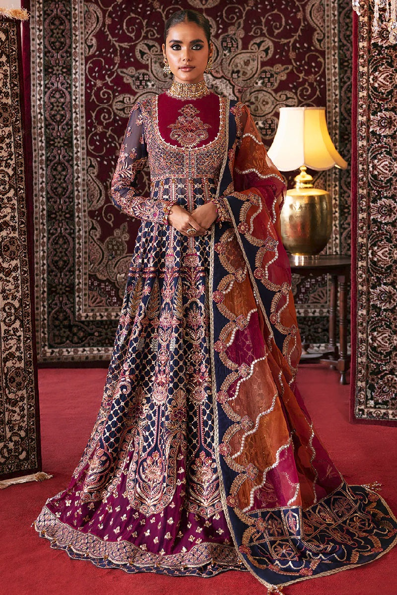 Afrozeh Hayat Formal D-07 (Sarang) – Afrozeh 3-piece unstitched suit