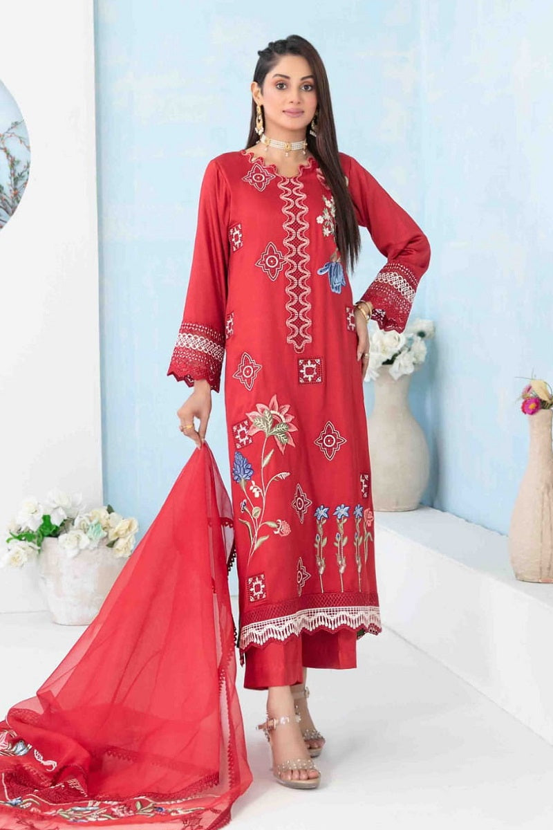 Tawakkal Mikayla Viscose D-3631 – Tawakkal 3-piece unstitched suit