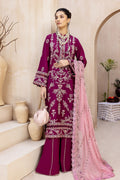 Elizabeth Luxury Lawn By Adans Libas D-07 (Carmine) – Adans Libas 3-piece unstitched suit