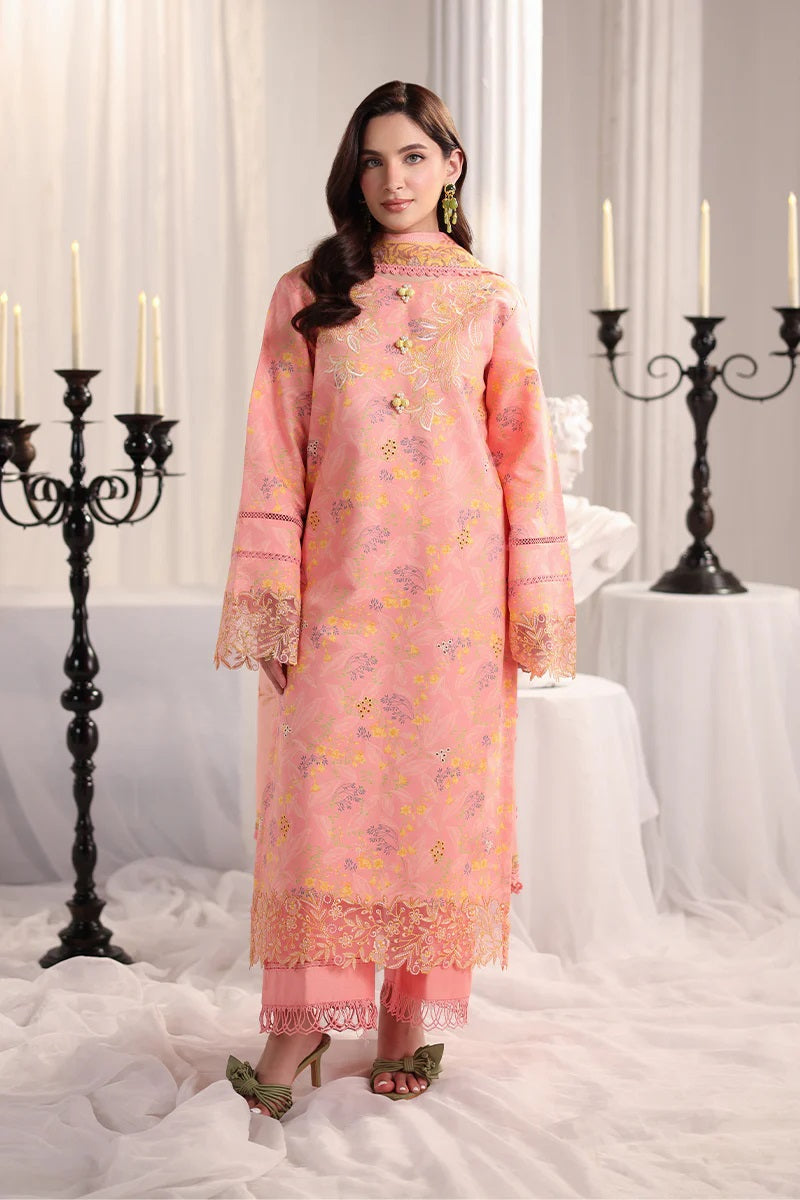 Rang Rasiya Nova Lawn D-07 (Rosalia) – Rang Rasiya 3-piece unstitched suit