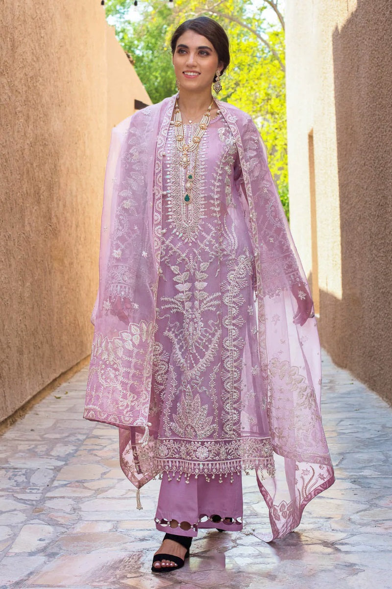 Kara Kamdani Formal Wear KRCN-07 (Lavender Hues) by Kara Luxe – Kara Luxe 3-piece unstitched suit