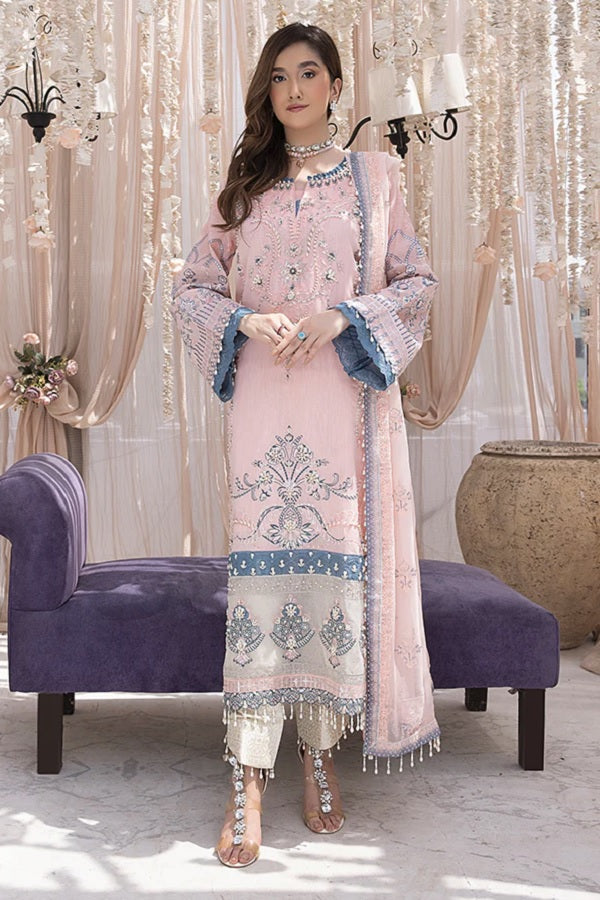 Razab Mehak Formal Wear MHK-107 – Razab 3-piece unstitched suit