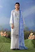 Shaista Printkari Lawn D-163 – Shaista 3-piece unstitched suit