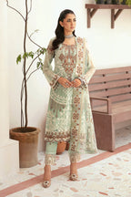 Ramsha Chiffon F-2607 – Ramsha 3-piece unstitched suit