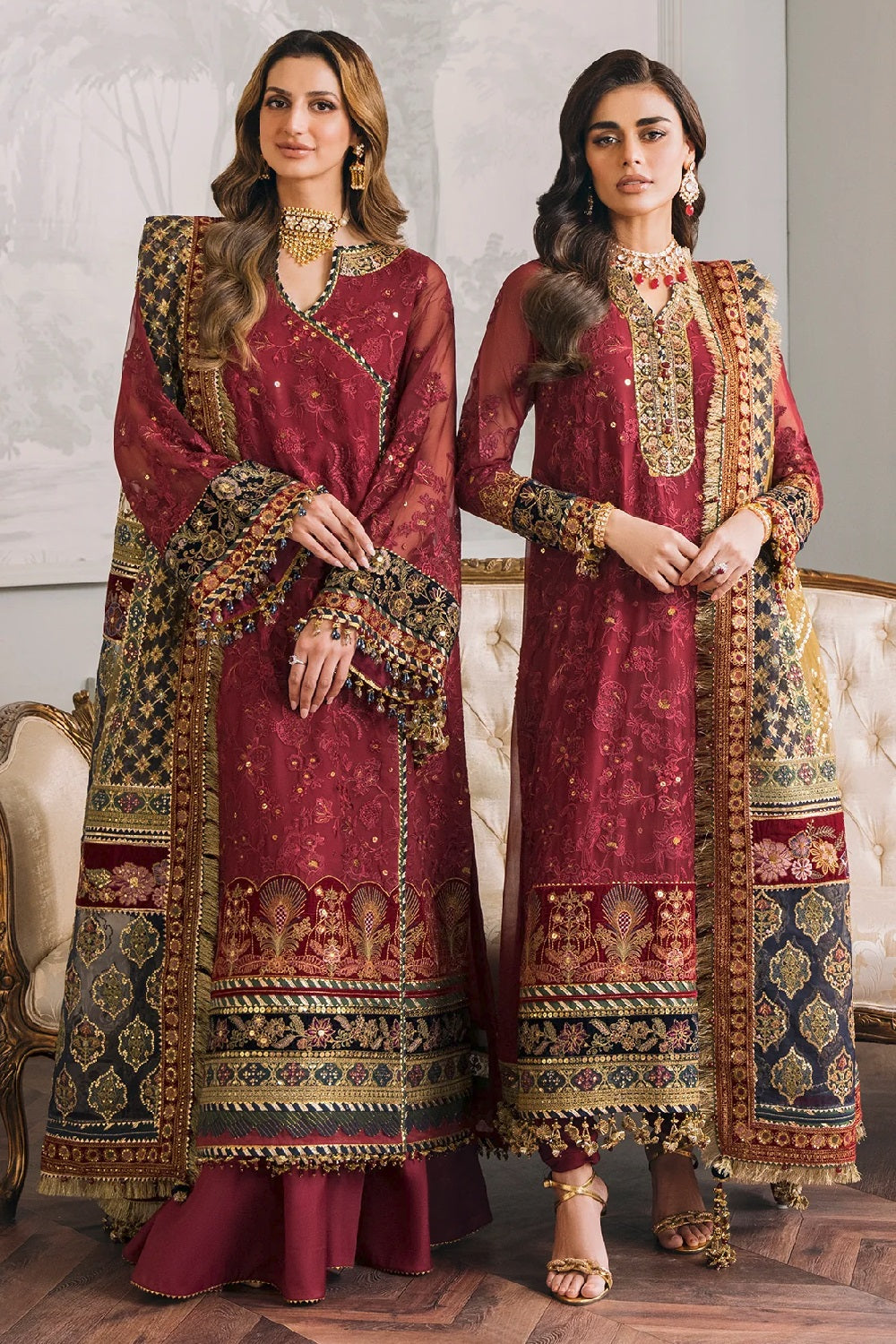 Baroque Chantelle CH12-07 – Baroque 3-piece unstitched suit