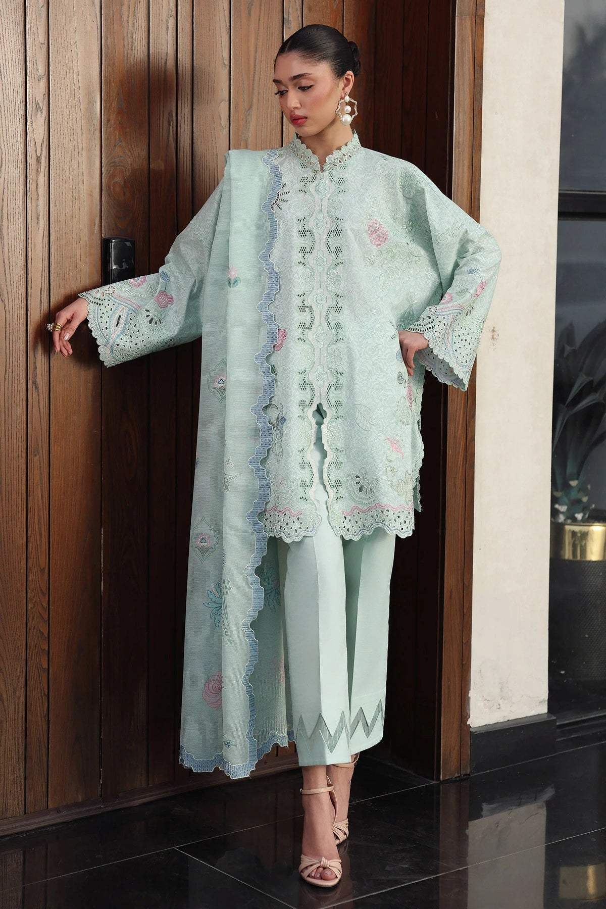 Qalamkar Qline Lawn QKL-07 (Leya) – Qalamkar 3-piece unstitched suit