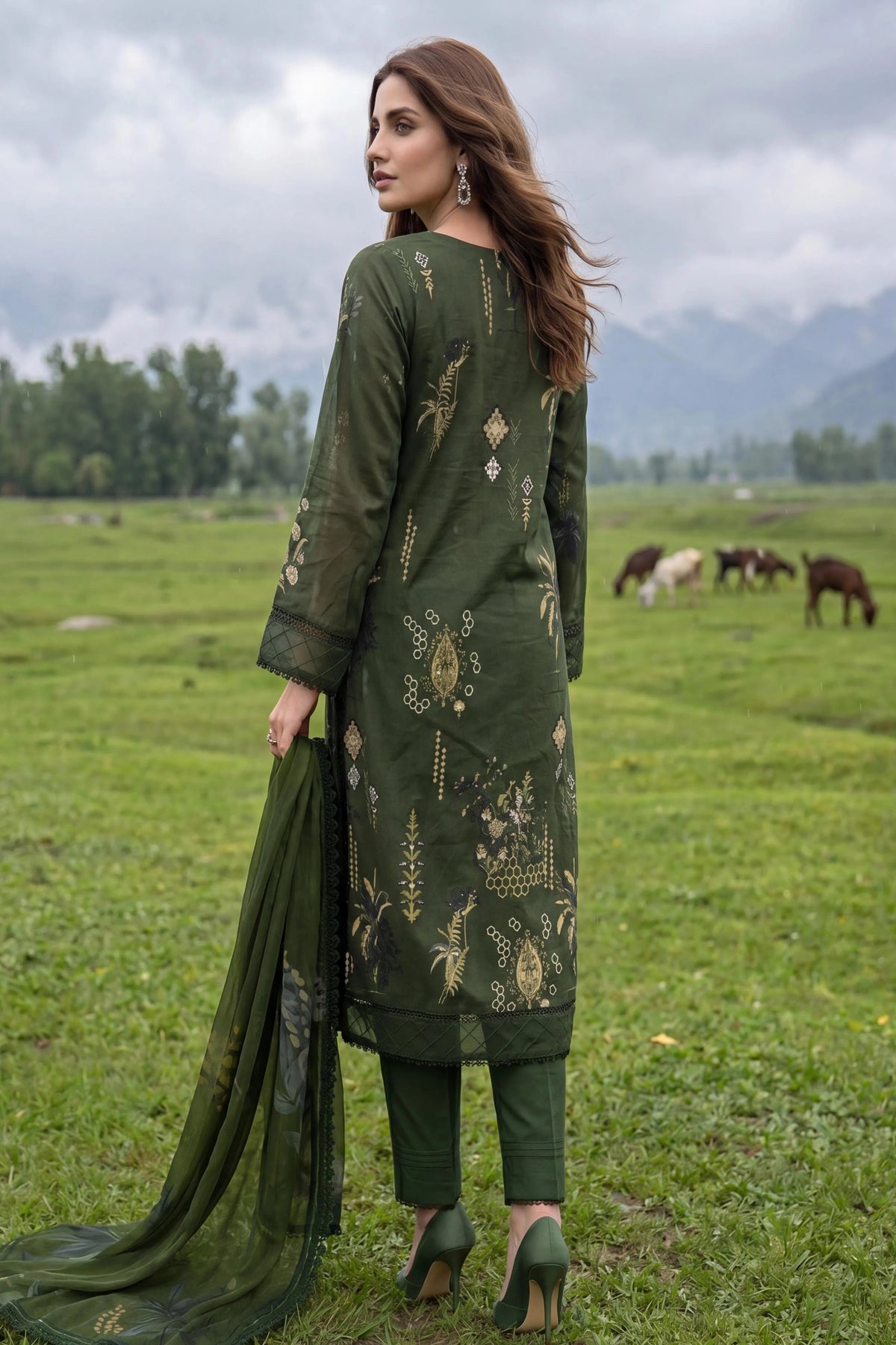 Al Zohaib Colors Print Lawn CDC-08, photo 2