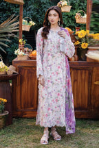 Yards Floral Lawn D-08 – Yards 3-piece unstitched suit