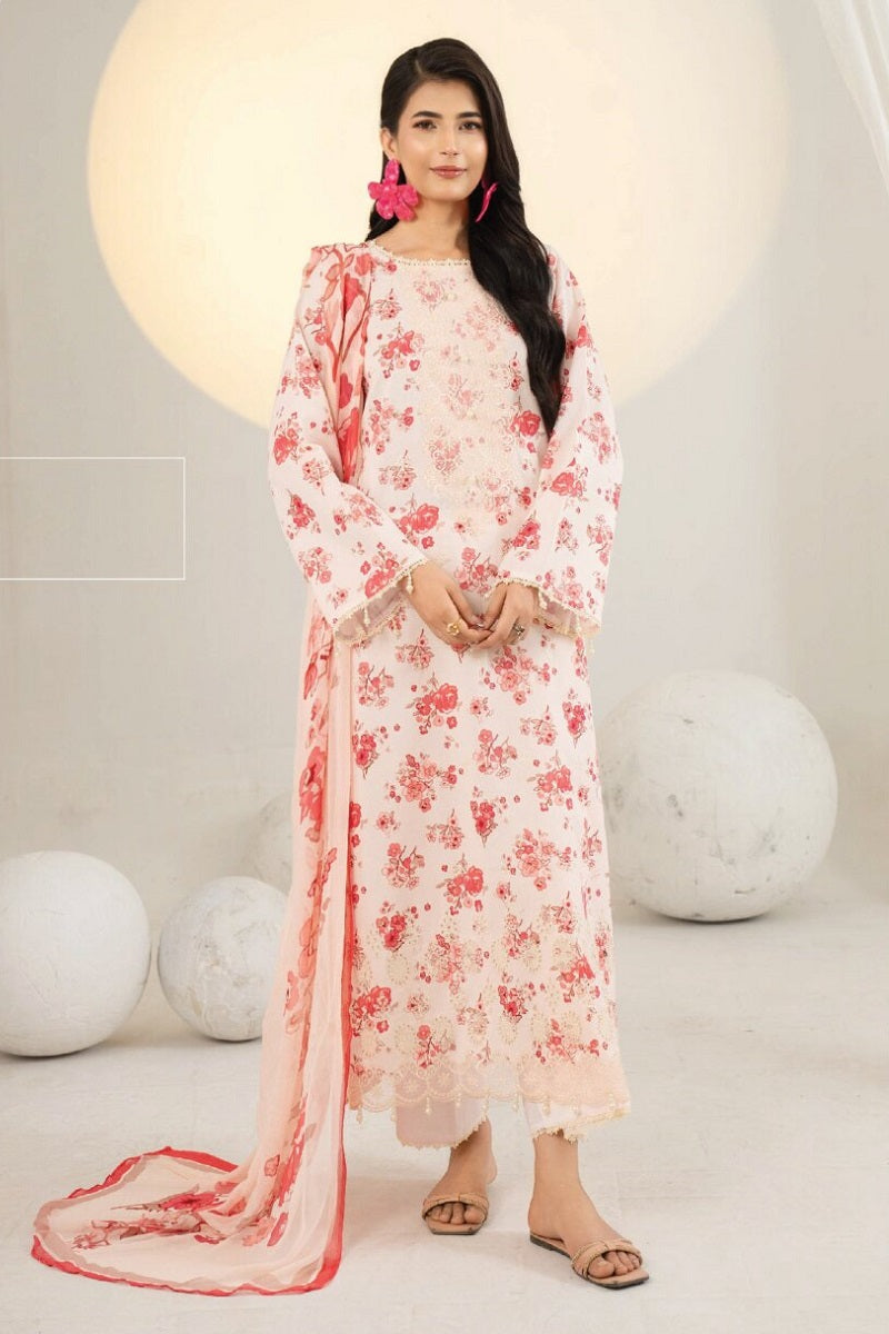 Zeal Lawn By Sanam Saeed D-08 by Puri Fabrics – Puri Fabrics 3-piece unstitched suit