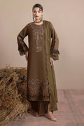 Mushak Karandi By Humdum D-08 – Humdum 3-piece unstitched suit
