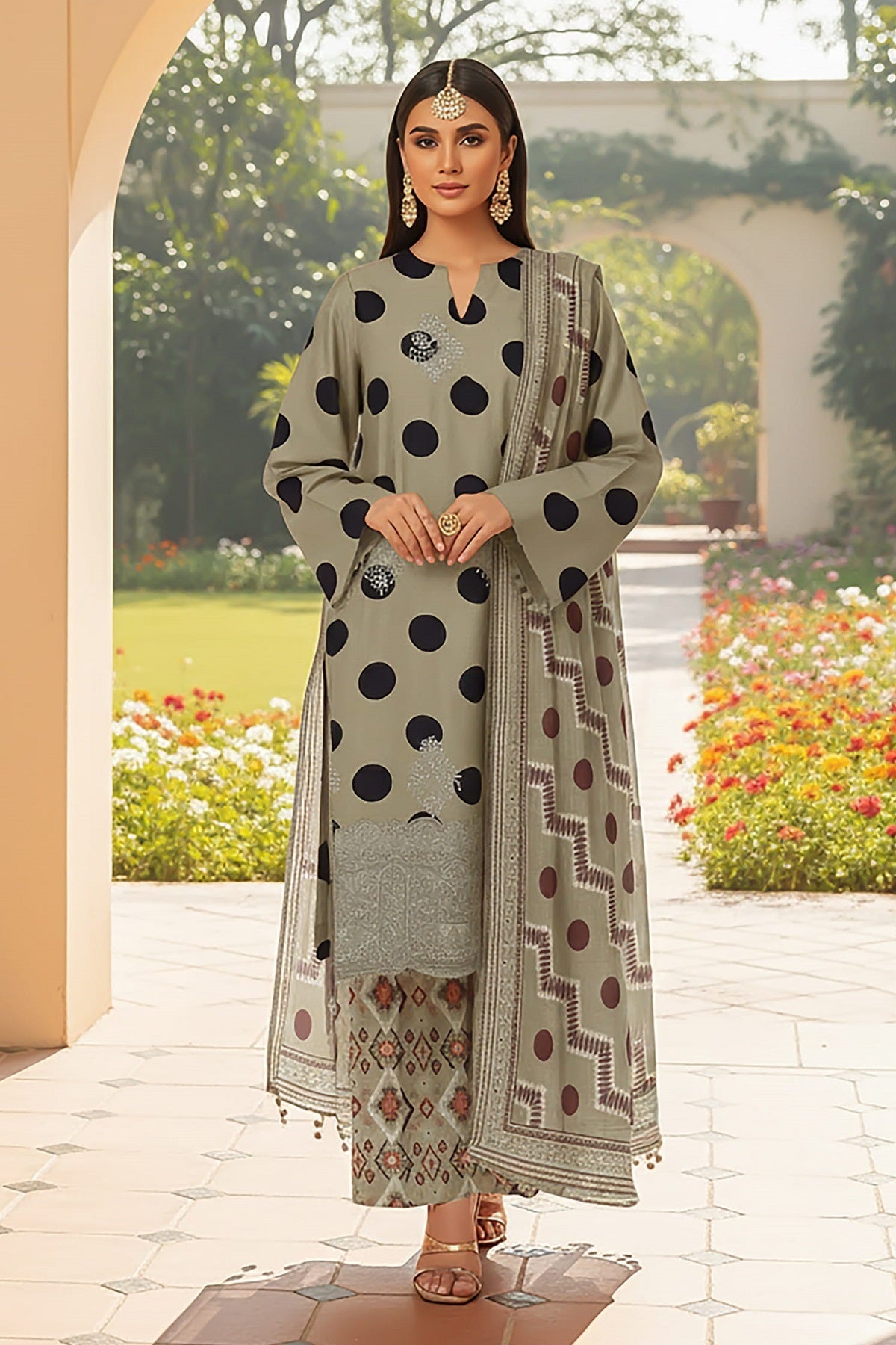Palwasha Kanwal Linen D-08 – Palwasha 3-piece unstitched suit