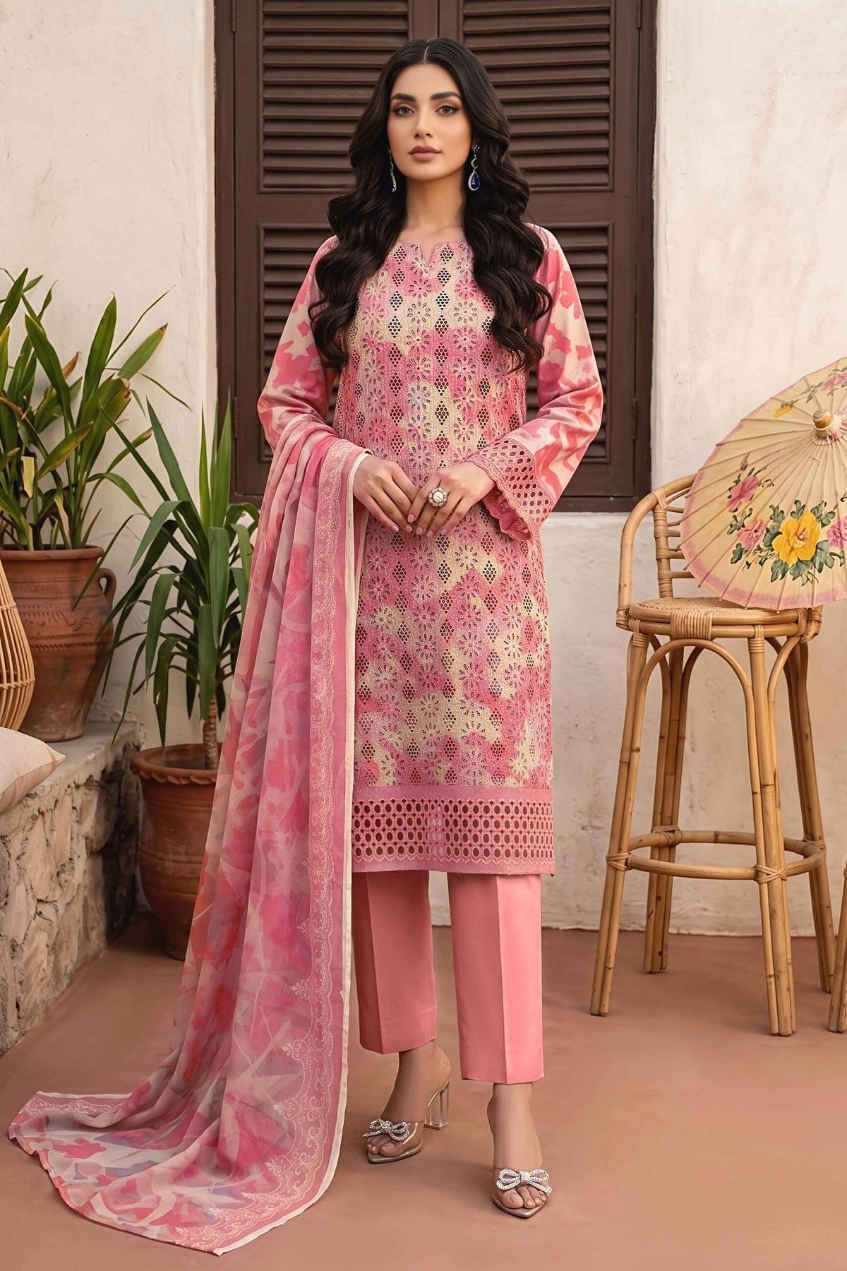 Aalaya Amelle Lawn D-08 – Aalaya 3-piece unstitched suit