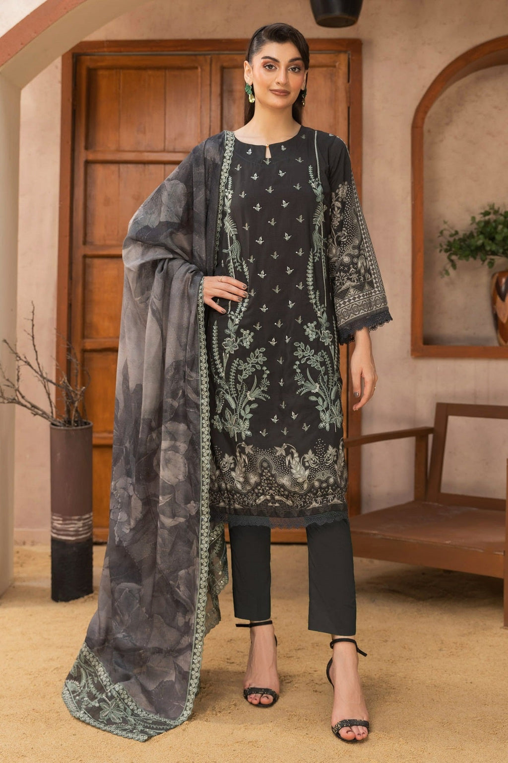 Abisha Premium Viscose D-08 by Abisha Fabrics – Abisha Fabrics 3-piece unstitched suit