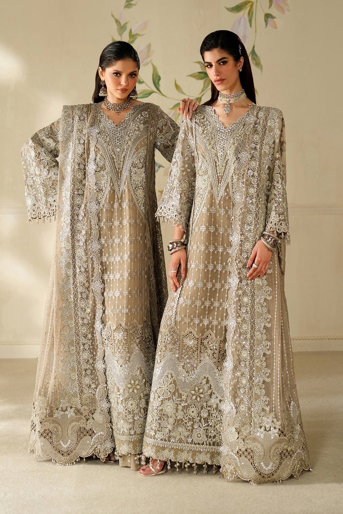 Baroque Chantelle CH14-08 – Baroque 3-piece unstitched suit