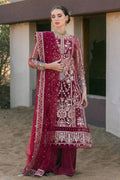 Kara Luxe Formal Wear KRLUB-08 (Berry Charm) – Kara Luxe 3-piece unstitched suit