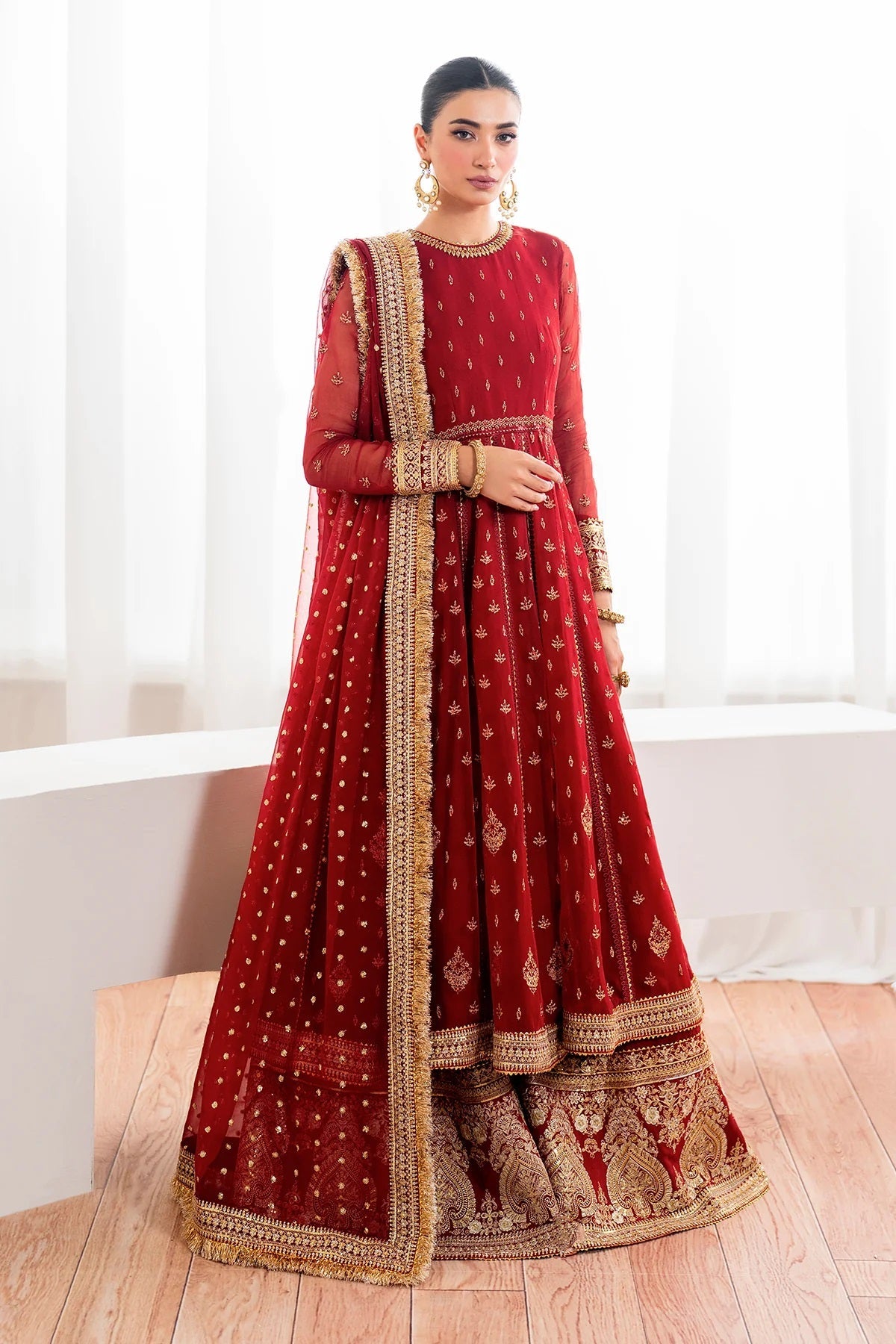 Baroque Formal Wear UF-688 – Baroque 3-piece unstitched suit