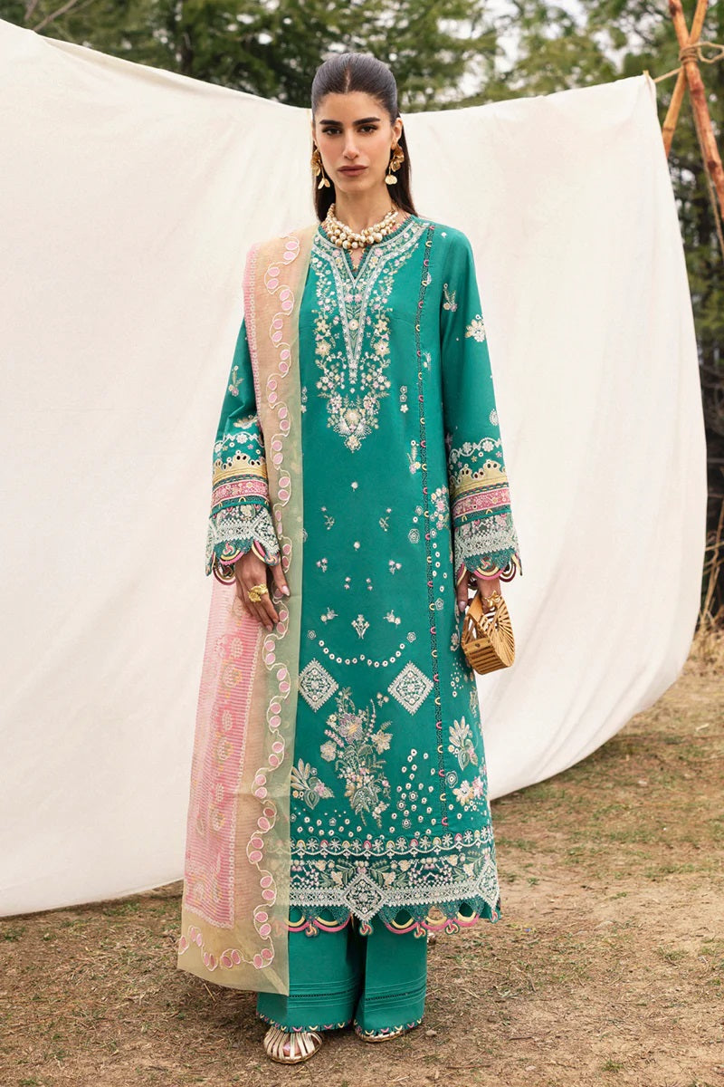 Qalamkar Qlinekari Lawn DC-08 (Elida) – Qalamkar 3-piece unstitched suit
