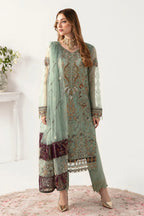 Ramsha Minhal Formal Wear M-1108 – Ramsha 3-piece unstitched suit