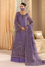 Flossie Executive Dastaan Chiffon DA-08 – Flossie 3-piece unstitched suit