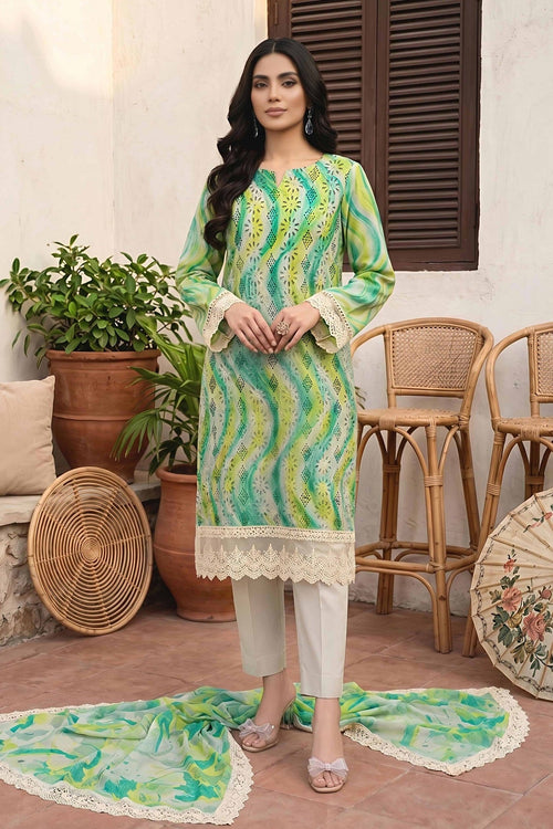 Aalaya Amelle Lawn D-09 – Aalaya 3-piece unstitched suit
